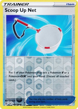 Pokemon Single Card - Rebel Clash 165/192 Scoop Up Net Uncommon Reverse Holo Pack Fresh