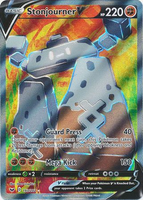 Pokemon Single Card - Sword & Shield 193/202 Stonjourner V Ultra Rare Full Art Pack Fresh