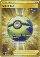 Pokemon Single Card - Sword & Shield 216/202 Quick Ball Gold Secret Rare Full Art Pack Fresh