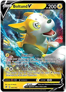 Pokemon Single Card - Rebel Clash 067/192 Boltund V Pack Fresh