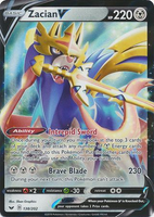 Pokemon Single Card - Sword & Shield 138/202 Zacian V Pack Fresh