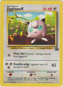 Pokemon Single Card - WOTC Promo #07 Jigglypuff Near Mint to Mint