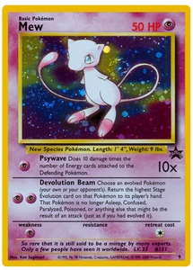 Pokemon Single Card - WOTC Promo #09 Mew Holo Near Mint