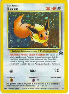 Pokemon Single Card - WOTC Promo #11 Eevee Holo Light Play Condition