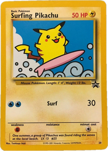 Pokemon Single Card - WOTC Promo #28 Surfing Pikachu Card