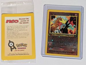 Pokemon Single Card - WOTC Promo #34 Entei Reverse Holo Sealed Card