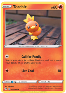 Pokemon Single Card - Darkness Ablaze 022/189 Torchic Common Pack Fresh