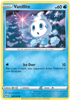 Pokemon Single Card - Darkness Ablaze 045/189 Vanillite Common Pack Fresh