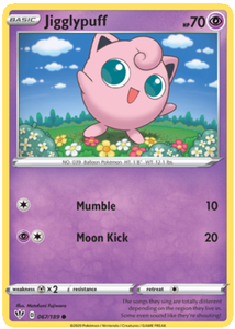 Pokemon Single Card - Darkness Ablaze 067/189 Jigglypuff Common Pack Fresh