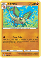 Pokemon Single Card - Darkness Ablaze 090/189 Vibrava Uncommon Pack Fresh