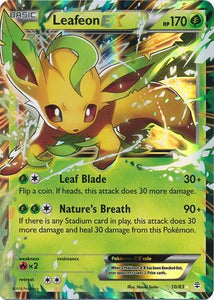 Pokemon Single Card - Generations 10/83 Leafeon EX Near Mint