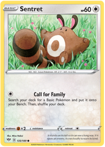 Pokemon Single Card - Darkness Ablaze 135/189 Sentret Common Pack Fresh