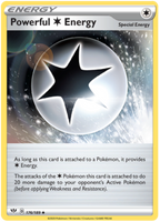 Pokemon Single Card - Darkness Ablaze 176/189 Powerful Energy Uncommon Pack Fresh