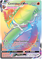 Pokemon Single Card - Darkness Ablaze 191/189 Centiskorch VMAX Secret Rare Full Art Pack Fresh