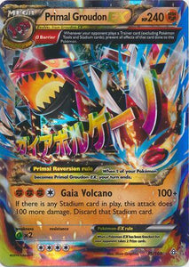 Pokemon Single Card - Primal Clash 086/160 Primal Groudon EX Near Mint