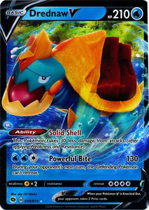 Pokemon Single Card - Champions Path 014/073 Drednaw V Pack Fresh