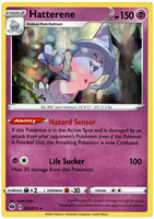 Pokemon Single Card - Champions Path 020/073 Hatterene Rare Holo Pack Fresh