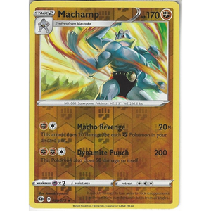 Pokemon Single Card - Champions Path 026/073 Machamp Rare Reverse Holo Pack Fresh