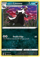 Pokemon Single Card - Champions Path 036/073 Galarian Linoone Common Pack Fresh