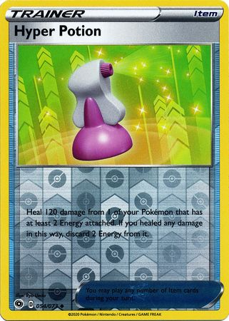 Pokemon Single Card - Champions Path 054/073 Hyper Potion Uncommon Reverse Holo Pack Fresh