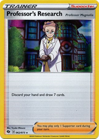 Pokemon Single Card - Champions Path 062/073 Professor's Research Rare Holo Pack Fresh