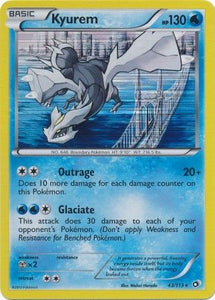 Pokemon Single Card - Legendary Treasures 043/113 Kyurem Holo Rare Near Mint