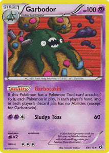 Pokemon Single Card - Legendary Treasures 068/113 Garbodor Holo Rare Near Mint