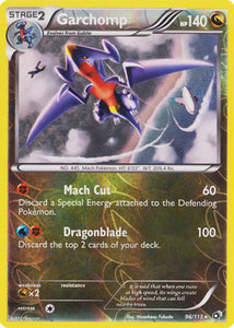 Pokemon Single Card - Legendary Treasures 096/113 Garchomp Reverse Holo Rare Near Mint