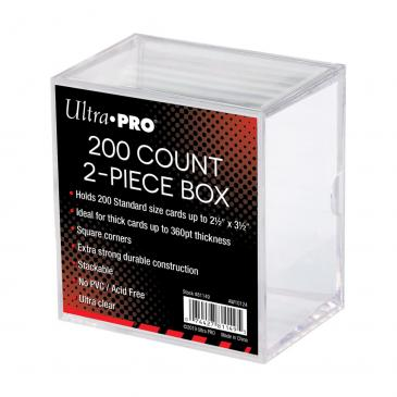 Card Accessories - Ultra Pro 2 Piece 200 Count Card Storage Box