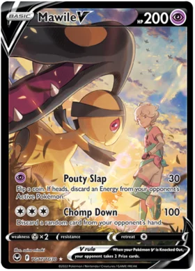 Pokemon Single Card - Silver Tempest Trainer Gallery TG17/TG30 Mawile V Pack Fresh