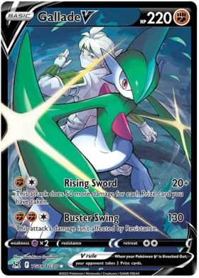 Pokemon Single Card - Lost Origin TG19/TG30 Gallade V Full Art Pack Fresh