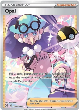Pokemon Single Card - Lost Origin TG28/TG30 Opal Full Art Pack Fresh