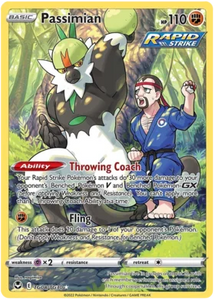 Pokemon Single Card - Silver Tempest Trainer Gallery TG08/TG30 Passimian Pack Fresh