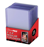 Card Accessories - Ultra Pro  3" X 4" Clear Regular Top Loader for Standard Cards, Pack of 25