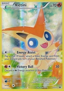 Pokemon Single Card - XY Promo XY117 Victini Holo Full Art Mint Condition